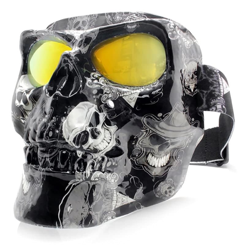 máscara de moto skull mo003-01